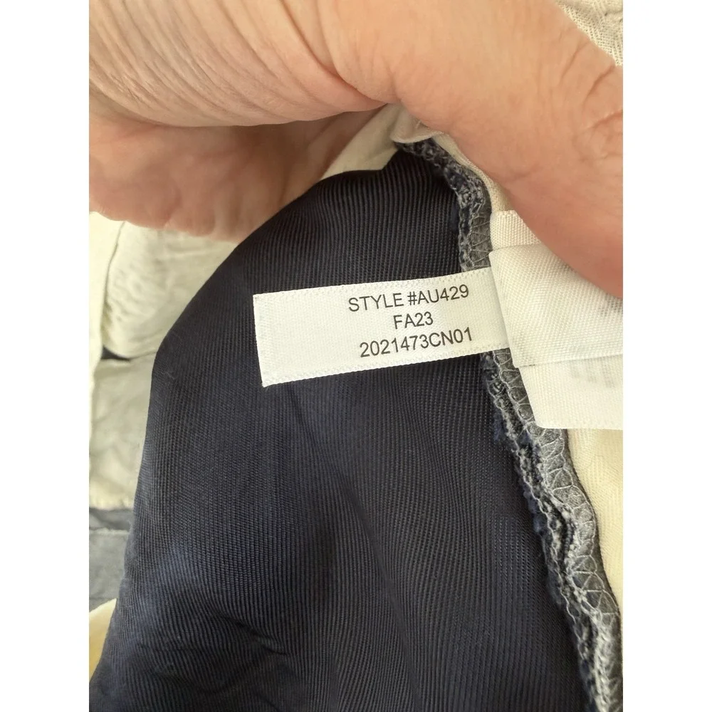 JCrew Mens Ludlow Baird McNutt Slim Fit Suit Pants 30x32 Blue Cotton Linen